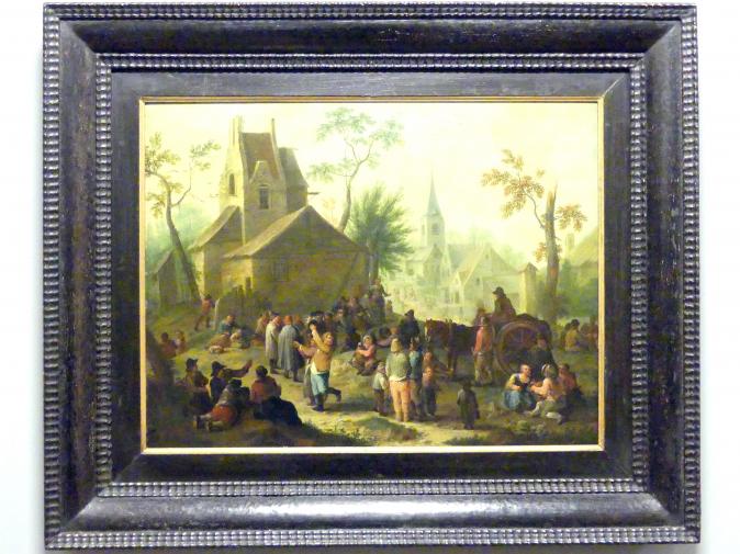 David Teniers der Jüngere (Nachfolger) (Undatiert), Dorffest, Breslau, Nationalmuseum, 2. OG, Korridor, Undatiert