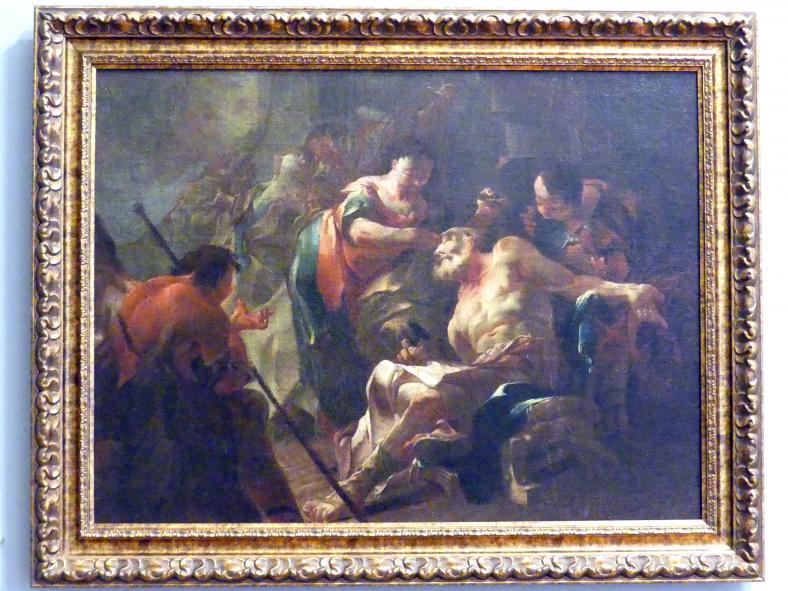 Franz Sigrist (1753), Tobias heilt seinen blinden Vater, Breslau, Nationalmuseum, 2. OG, europäische Kunst 15.-20. Jhd., Saal 12, 1753