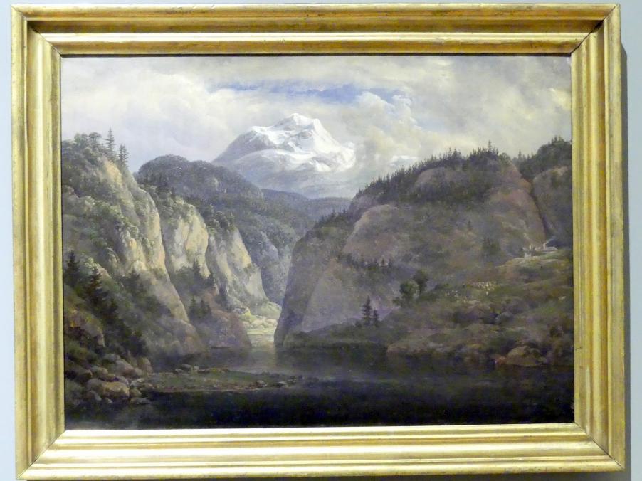 Johan Christian Clausen Dahl (1815–1852), Tiroler Landschaft, Breslau, Nationalmuseum, 2. OG, europäische Kunst 15.-20. Jhd., Saal 14, 1822