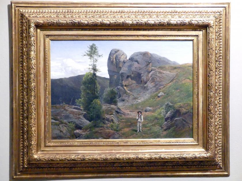 Henryk Grabiński (1880), Ruinen der Burg Odrzykoń, Breslau, Nationalmuseum, 1. OG, schlesische Kunst 17.-19. Jhd., Saal 8, 1880