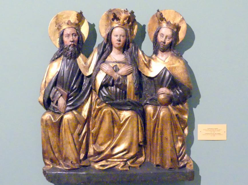 Krönung Mariens, Breslau, Kirche St. Elisabeth, jetzt Breslau, Nationalmuseum, 1. OG, schlesische Kunst 14.-16. Jhd., Korridor, um 1460