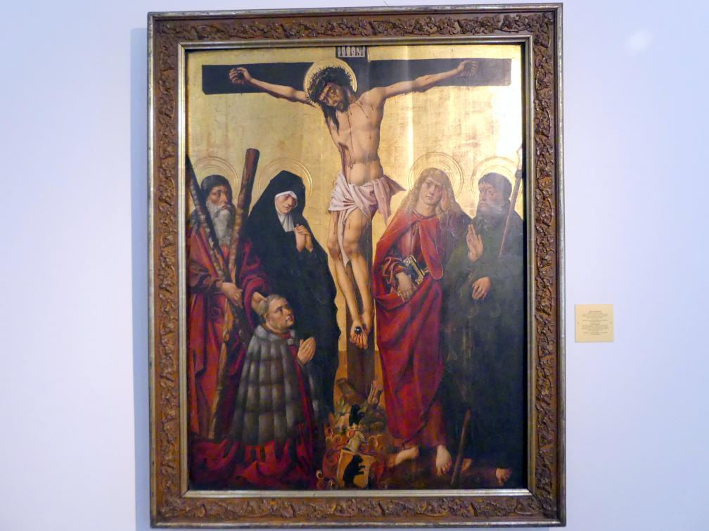 Kreuzigung, Breslau, Kirche St. Elisabeth, jetzt Breslau, Nationalmuseum, 1. OG, schlesische Kunst 14.-16. Jhd., Flur, 1505