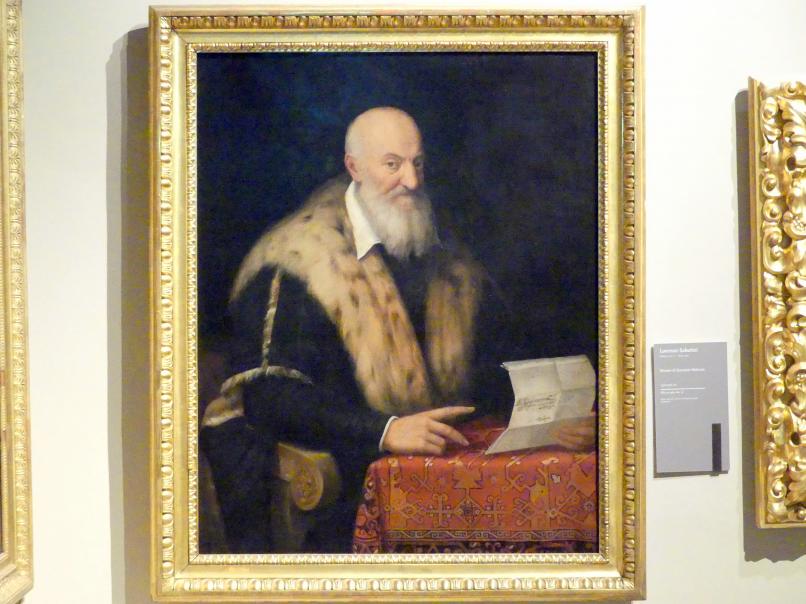 Lorenzo Sabatini (1565–1573), Bildnis des Quaranta Malvasia, Modena, Galleria Estense, Saal 15, um 1570–1576