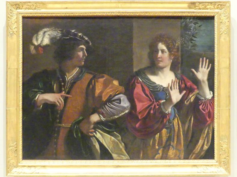 Giovanni Francesco Barbieri (Il Guercino) (1612–1659), Amnon vertreibt seine Schwester Thamar, Sassuolo, Palazzo Ducale, jetzt Modena, Galleria Estense, Saal 19, 1627–1628