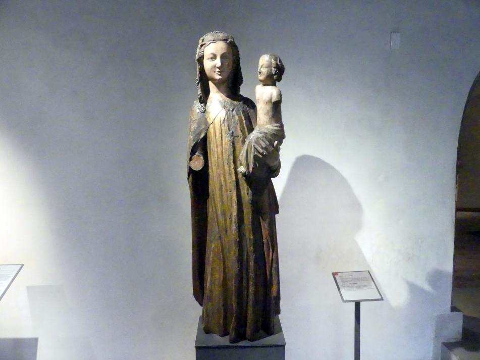 Madonna von Rouchovany, Prag, Nationalgalerie im Agneskloster, Saal A, um 1310–1330