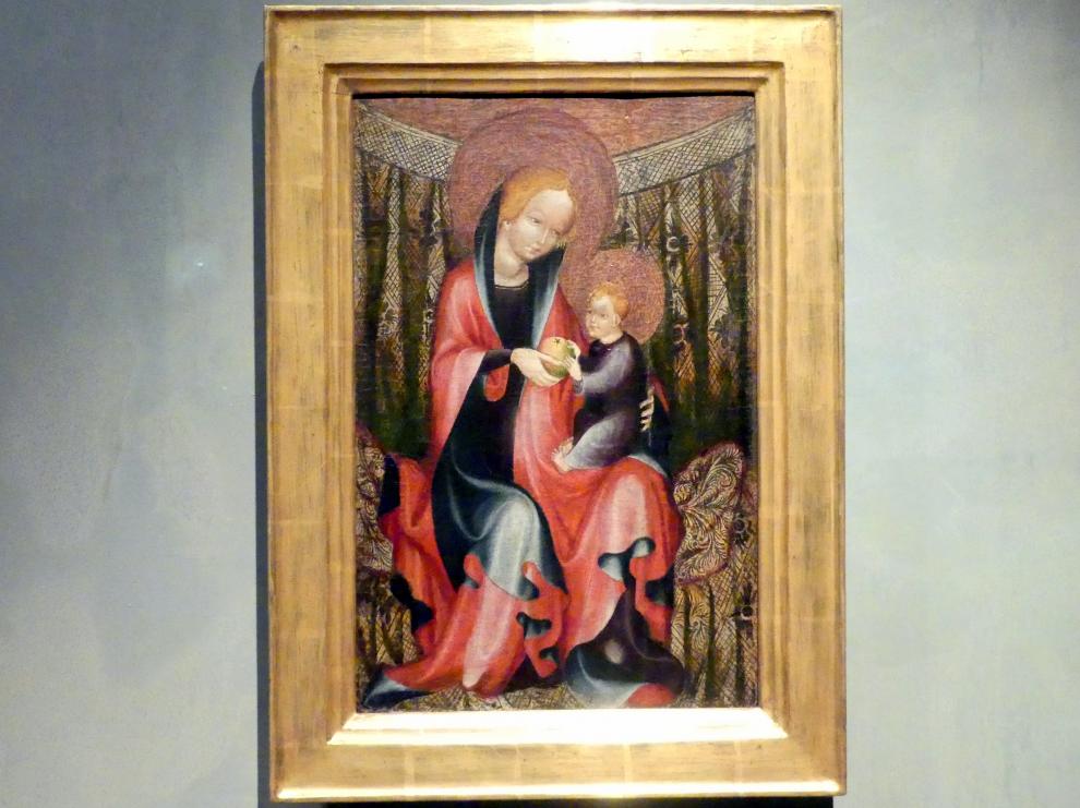 Thronende Madonna, Prag, Nationalgalerie im Agneskloster, Saal F, 1390