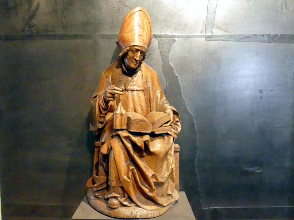 Heiliger Bischof, Prag, Nationalgalerie im Agneskloster, Saal K, um 1490