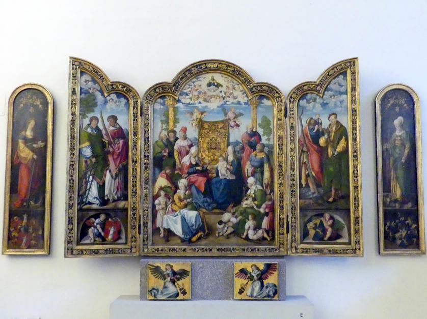 Wolf Traut (1501–1517), Artelshofener Altar, Nürnberg, Kirche St. Lorenz, jetzt München, Bayerisches Nationalmuseum, Saal 21, 1514