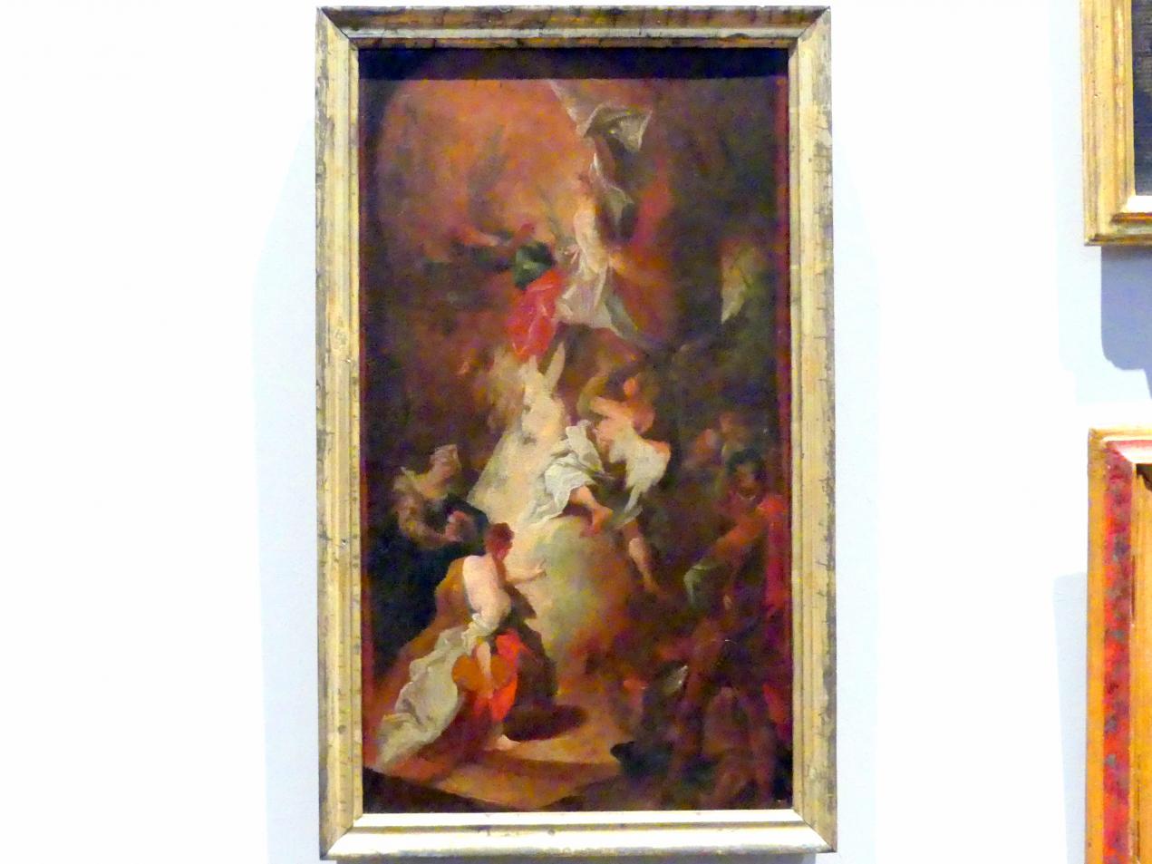 Franz Anton Maulbertsch (1749–1794), Auferstehung Christi, München, Bayerisches Nationalmuseum, Saal 45, 1757, Bild 1/2