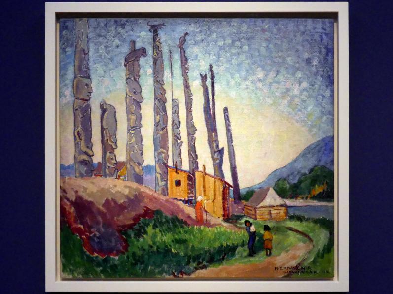 Emily Carr (1911–1912), Gitwangak, München, Kunsthalle, Ausstellung "Kanada und der Impressionismus" vom 19.07.-17.11.2019, Vom Impressionismus zur kanadischen Moderne, 1912