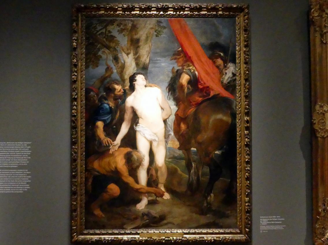 Anthonis (Anton) van Dyck (1614–1641), Das Martyrium des Heiligen Sebastian, München, Alte Pinakothek, Ausstellung "Van Dyck" vom 25.10.2019-02.02.2020, Von Antwerpen nach Italien - 2, um 1620–1621