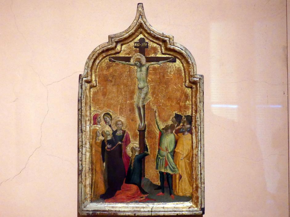 Bernardo Daddi (1332–1342), Kreuzigung, Madrid, Museo Thyssen-Bornemisza, Saal 1, italienische Renaissance, um 1330–1335