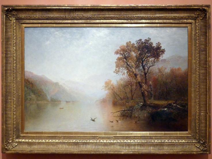 John Frederick Kensett (1852–1872), Lake George, Madrid, Museo Thyssen-Bornemisza, Saal 29, nordamerikanische Malerei des 19. Jahrhunderts, um 1860