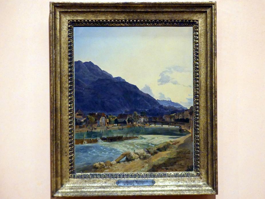 Ferdinand Georg Waldmüller (1819–1864), Bad Ischl, Madrid, Museo Thyssen-Bornemisza, Saal 31, europäische Malerei des 19. Jahrhunderts, 1833