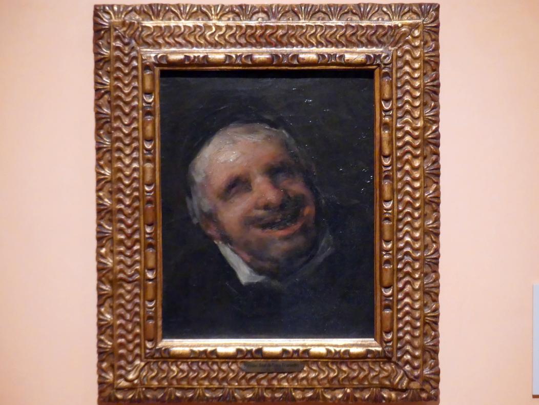 Francisco de Goya (Francisco José de Goya y Lucientes) (1779–1820), El Tío Paquete, Madrid, Museo Thyssen-Bornemisza, Saal 31, europäische Malerei des 19. Jahrhunderts, um 1819–1820