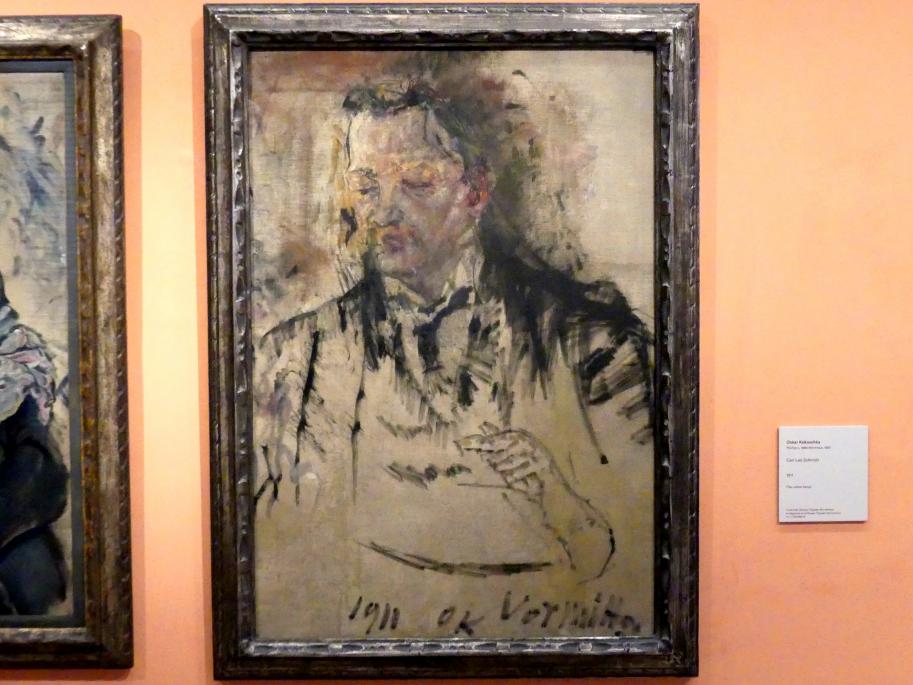 Oskar Kokoschka (1909–1955), Carl Leo Schmidt, Madrid, Museo Thyssen-Bornemisza, Saal 35. europäische Malerei der ersten Hälfte des 20. Jahrhunderts, 1911