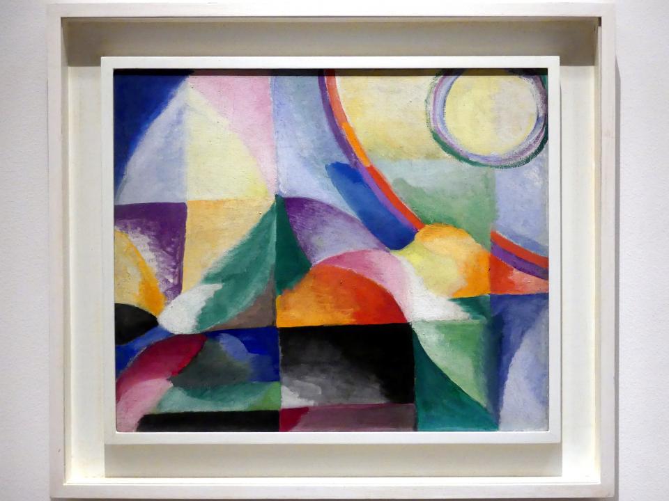 Sonia Delaunay-Terk (1913–1938), Simultane Kontraste, Madrid, Museo Thyssen-Bornemisza, Saal 41, europäische Malerei der ersten Hälfte des 20. Jahrhunderts, 1913