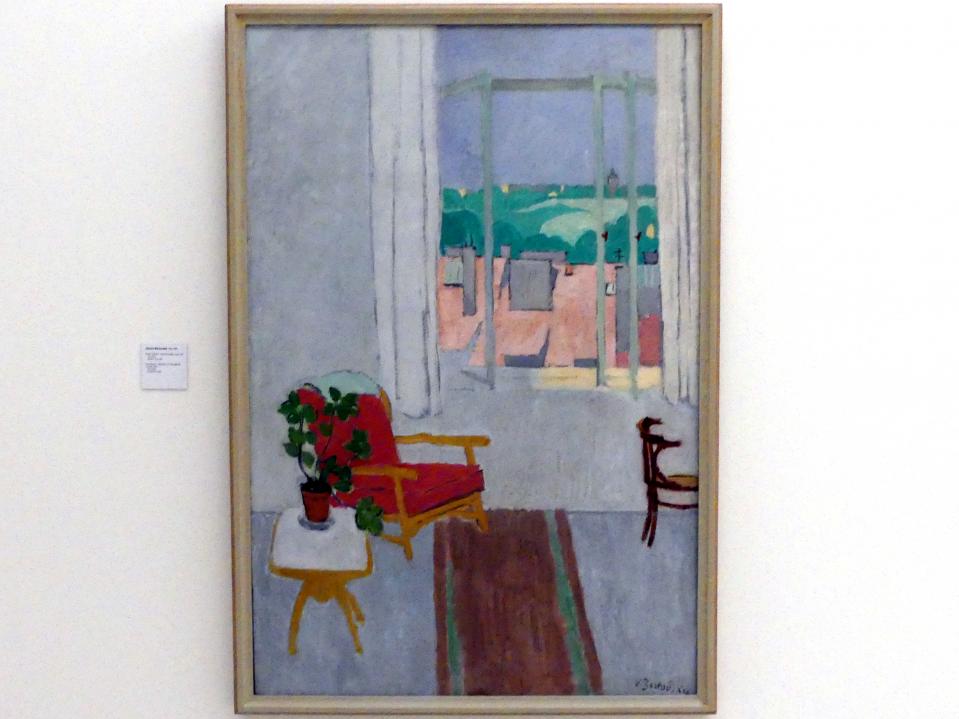 Václav Bartovský (1942–1947), Altes Atelier - Blick aus dem Fenster, Prag, Nationalgalerie im Messepalast, Moderne Kunst, 1947