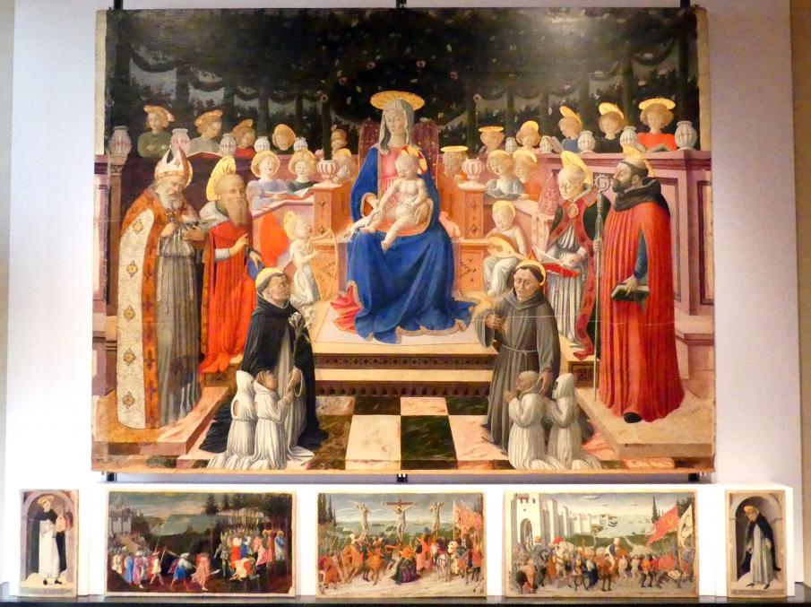 Giovanni Boccati (1446–1479), Pergola-Madonna, Perugia, San Domenico, jetzt Perugia, Nationalgalerie von Umbrien (Galleria nazionale dell'Umbria), 09: Giovanni Boccati, 1446–1447