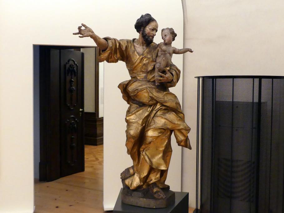 Franz Anton Kuen (1710–1713), Hl. Joseph mit dem Jesuskind, Prag, Nationalgalerie im Palais Schwarzenberg, 1. Obergeschoss, Saal 1, um 1713–1714, Bild 1/4