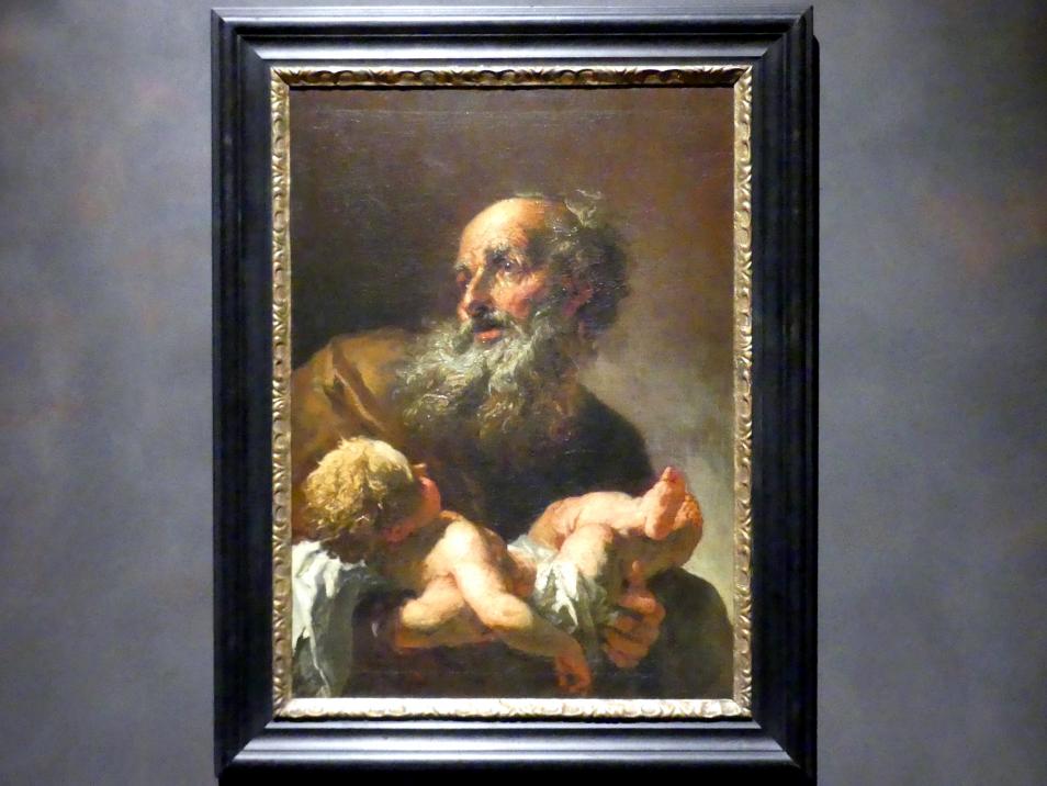 Peter Johann Brandl (1697–1728), Simeon mit dem Jesuskind, Prag, Nationalgalerie im Palais Schwarzenberg, 1. Obergeschoss, Saal 7, nach 1725