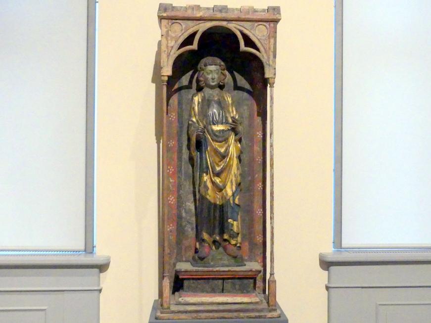 Hl. Pankratius in einem Tabernakelschrein, Steinkirchen, Kirche St. Pankratius, jetzt Berlin, Bode-Museum, Saal 111, um 1300