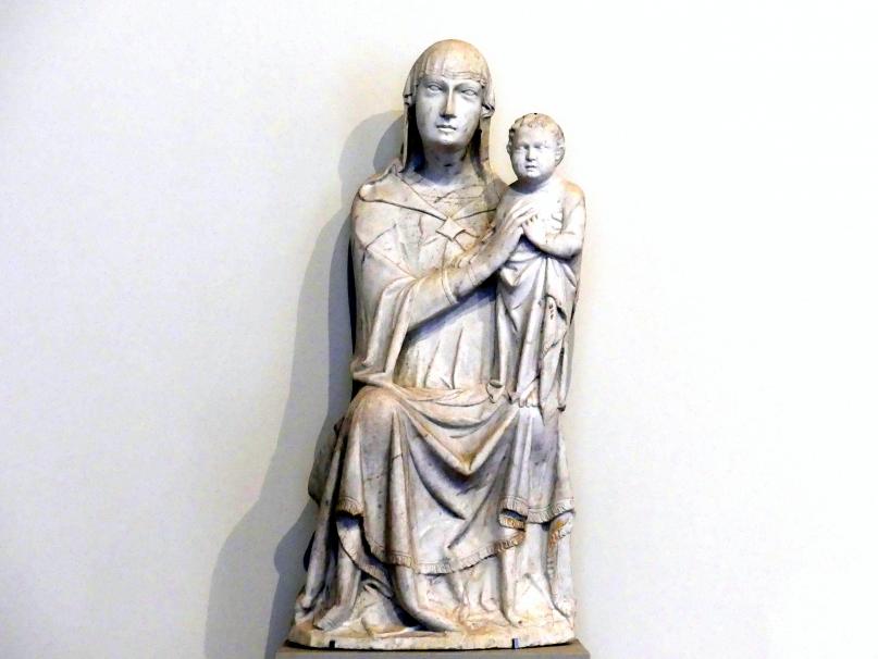 Domenico di Agostino (1340), Thronende Madonna, Berlin, Bode-Museum, Saal 108, um 1340