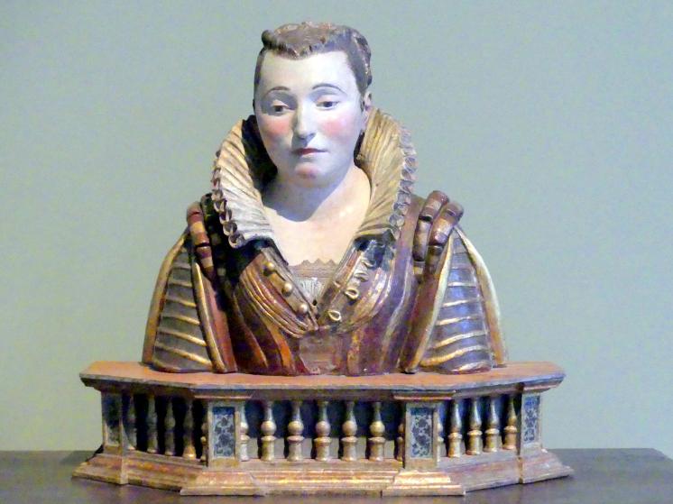 Bildnis einer Dame (Marchesa Ginori ?), Florenz, Palazzo Ginori, jetzt Berlin, Bode-Museum, Saal 124, um 1590