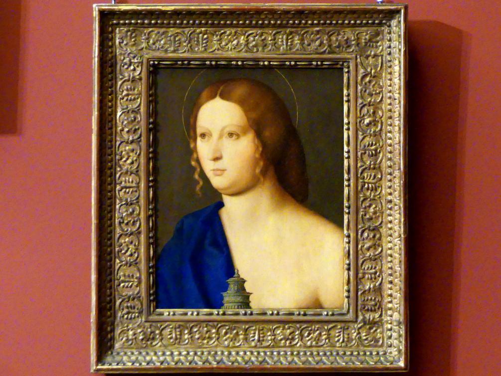 Vincenzo Catena (1510–1526), Bildnis einer jungen Frau als Maria Magdalena, Berlin, Bode-Museum, Saal 216, 1511–1512