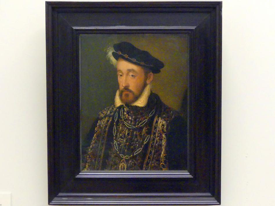 François Clouet (Schule) (1555–1562), Heinrich II., König von Frankreich, Berlin, Bode-Museum, Saal 221, 1555
