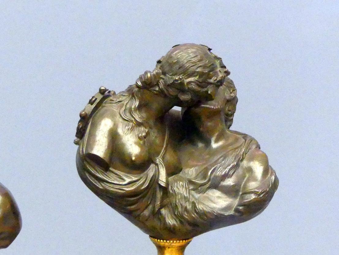 Jean-Antoine Houdon (Nachahmer) (1795), Der empfangene Kuß (Le baiser rendu), Berlin, Bode-Museum, Saal 257, Ende 18. Jhd., Bild 1/2