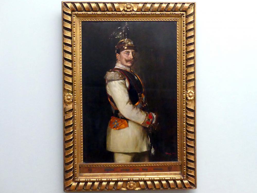 Elisabeth Vilma Lwoff-Parlaghy (1895), Porträt Kaiser Wilhelm II., Berlin, Alte Nationalgalerie, Saal 307, Künstlerinnen der Nationalgalerie vor 1919, 1895