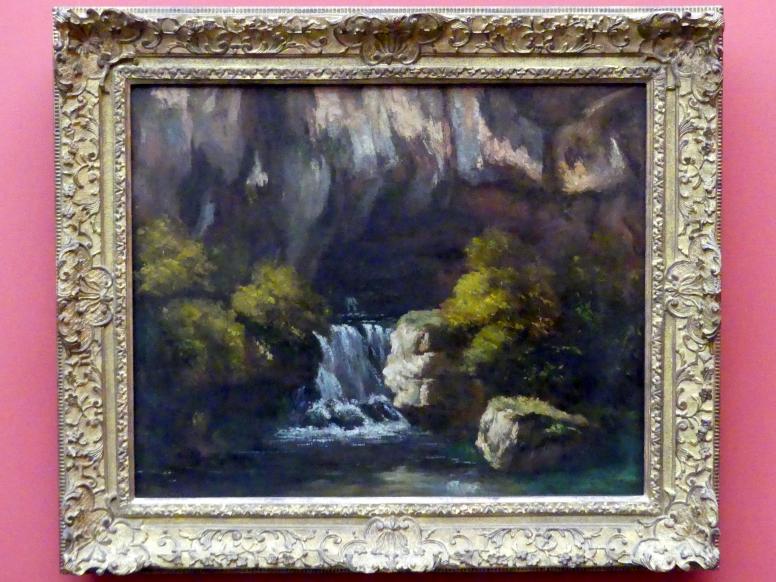 Gustave Courbet (1849–1874), Die Quelle des Lison, Berlin, Alte Nationalgalerie, Saal 102, Realismus zwischen Constable und Courbet, um 1864