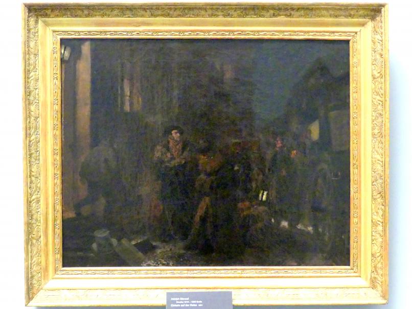 Adolph von Menzel (1844–1888), Einkehr auf der Reise, Berlin, Alte Nationalgalerie, Saal 111, Adolph Menzel, 1851