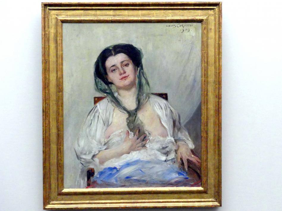 Lovis Corinth (1891–1925), Donna Gravida (Die Gattin des Künstlers), Berlin, Alte Nationalgalerie, Saal 116, Secessionen und Jahrhundertwende, 1909