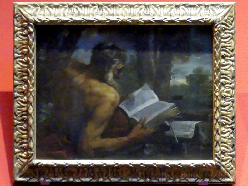 Pier Francesco Mola (Nachfolger) (1666), Heiliger Hieronymus, Edinburgh, Scottish National Gallery, Saal 5, Südeuropäischer Barock, um 1650–1675