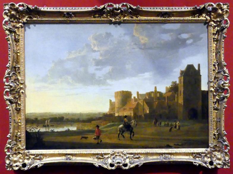 Aelbert Cuyp (1640–1667), Landschaft mit Blick auf Valkhof, Nijmegen, Edinburgh, Scottish National Gallery, Saal 11, vom Rokoko zur Revolution 1815, 1655–1660