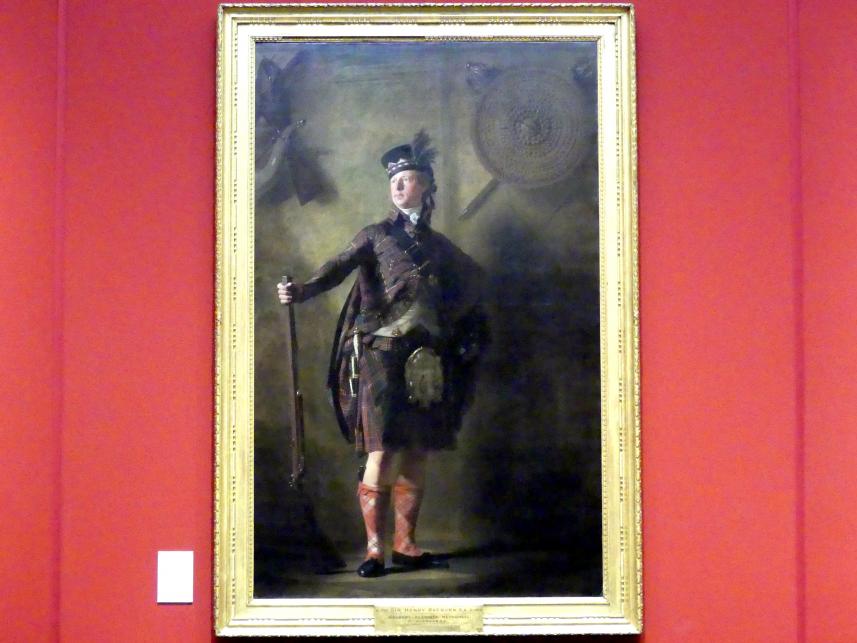 Henry Raeburn (1776–1820), Colonel Alastair Ranaldson Macdonell of Glengarry (1771 - 1828), Edinburgh, Scottish National Gallery, Saal 13, Malerei als Schauspiel, um 1812