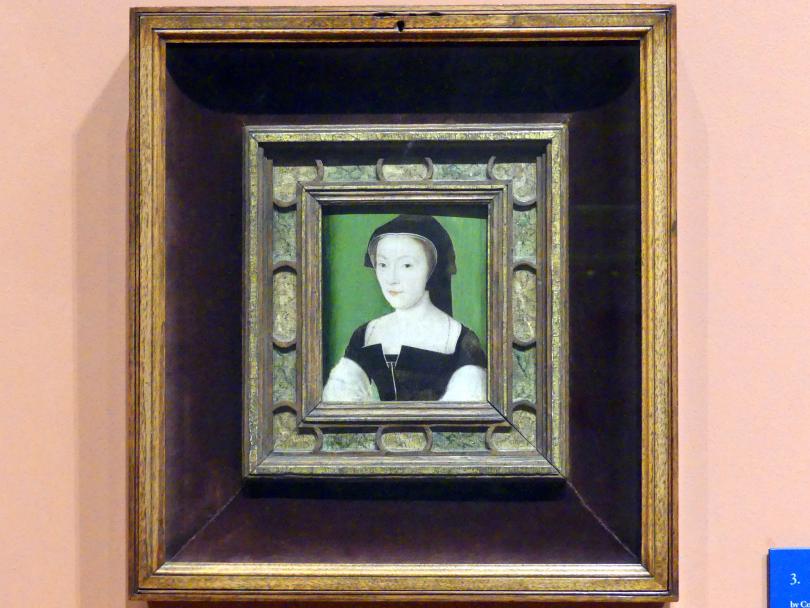 Corneille de Lyon (1533–1550), Mary of Guise (1515-1560), Edinburgh, Scottish National Portrait Gallery, Saal 1, um 1537, Bild 1/3