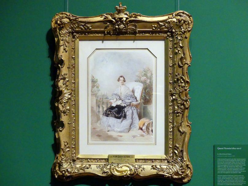 Alfred Edward Chalon (1838), Queen Victoria (1819-1901), Edinburgh, Scottish National Portrait Gallery, Saal 10, 1838
