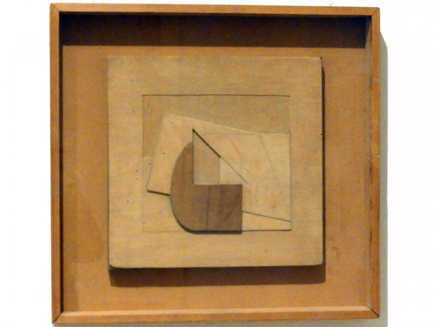Margaret Mellis (1941), Reliefkonstruktion aus Holz, Edinburgh, Scottish National Gallery of Modern Art, Gebäude One, Saal 17 - Abstrakte Kunst und Britannien in der Zwischenkriegszeit, 1941