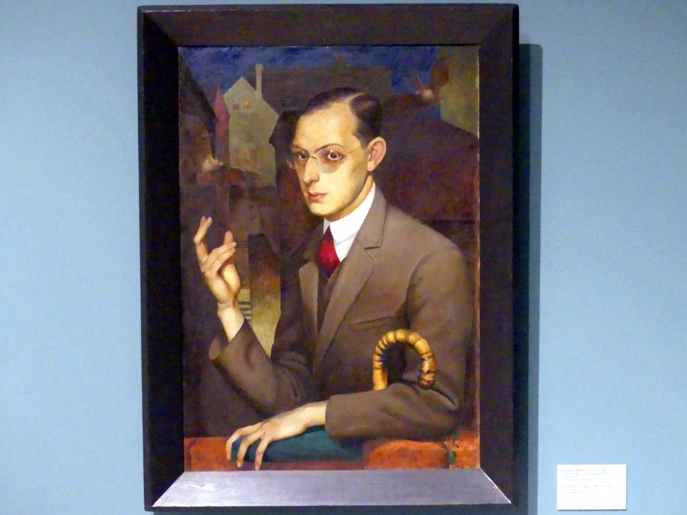 Herbert Seemann (1927), Porträt Dr. Hahn, Prag, Nationalgalerie im Messepalast, 1918-1939, Saal 1, vor 1928, Bild 1/2