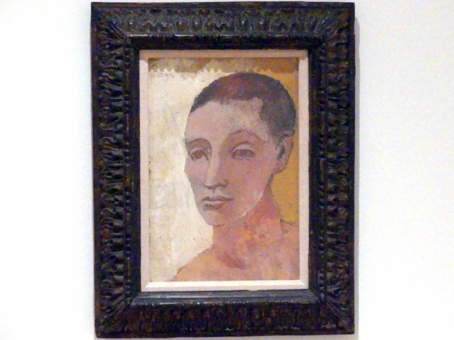 Pablo Picasso (1897–1972), Kopf eines jungen Mannes, Berlin, Museum Berggruen, Stülerbau, Erdgeschoss, Saal 6, 1906