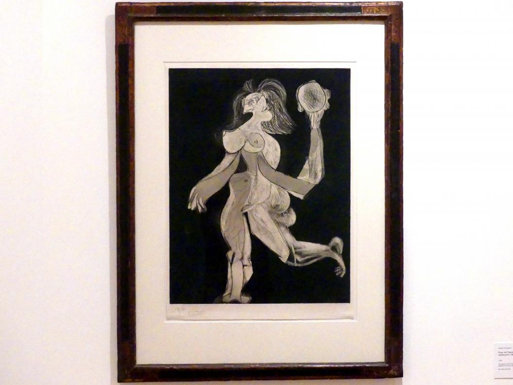 Pablo Picasso (1897–1972), Frau mit Tamburin, Berlin, Museum Berggruen, Stülerbau, 2. Obergeschoss, 1939