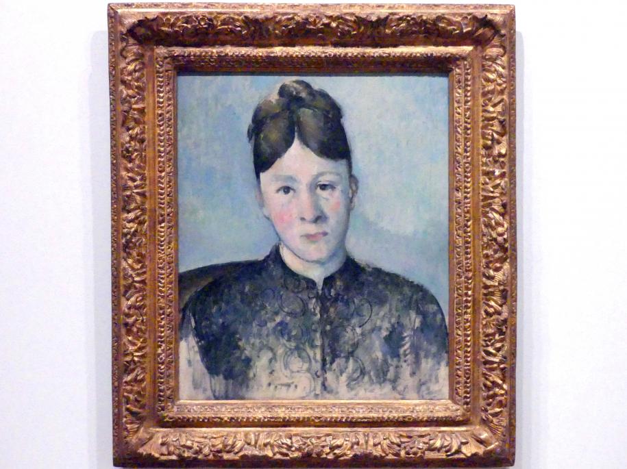 Paul Cézanne (1866–1906), Madame Cézanne, Berlin, Museum Berggruen, Kommandantenhaus, Erdgeschoss, Saal 2, um 1885