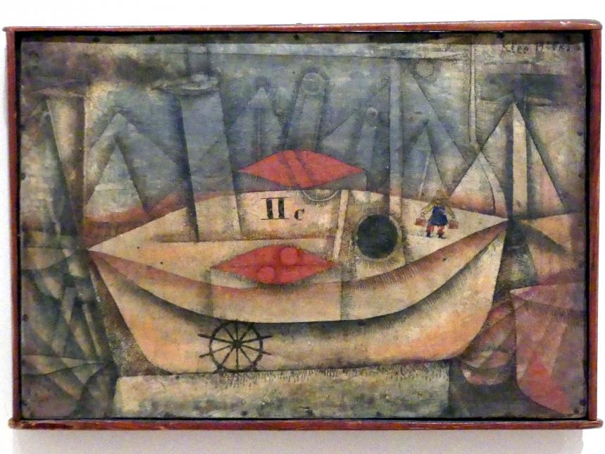 Paul Klee (1904–1940), Schiff II c im Hafen, Berlin, Museum Berggruen, Kommandantenhaus, 2. Obergeschoss, 1925