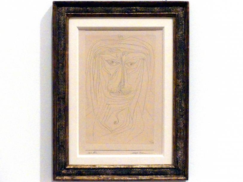 Paul Klee (1904–1940), gelehrter Asiat (1926, 52), Berlin, Sammlung Scharf-Gerstenberg, Obergeschoß, Saal 8, 1926