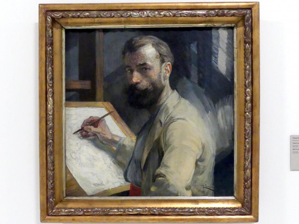 František (François) Kupka (1895–1953), Selbstporträt, Prag, Nationalgalerie im Messepalast, Das lange Jahrhundert, Saal 1, 1905