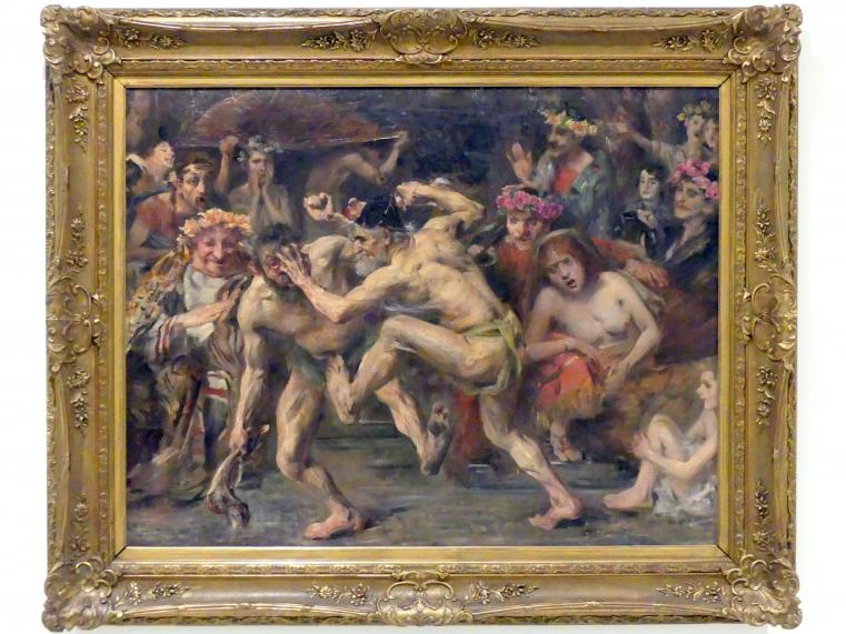 Lovis Corinth (1891–1925), Odysseus im Kampf mit dem Bettler, Prag, Nationalgalerie im Messepalast, Das lange Jahrhundert, Saal 29, 1903