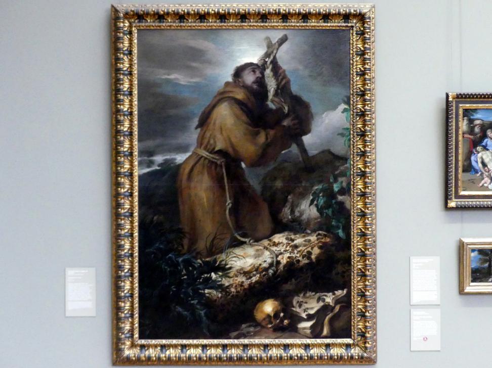 Giovanni Benedetto Castiglione (il Grechetto) (1648–1758), Hl. Franziskus in Ekstase, New York, Metropolitan Museum of Art (Met), Saal 637, um 1650